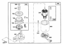 Electric Starter Diagram and Parts List for 123702-3120-01  Briggs and Stratton Engine